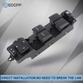 thumbnail image 2 of ECCPP Power window Switch Front Driver’s Side Fits For 2006-08 For Mazda 6 Front Driver Side Master Power Window Switch OE# GP7A-66350A 920-900 For Mazda 6 2010, 2 of 6