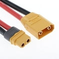 thumbnail image 6 of 2 Pack RC Car Model Battery XT60 Female XT90 Male 10AWG Silicone Cable Parts 100MM, 6 of 8