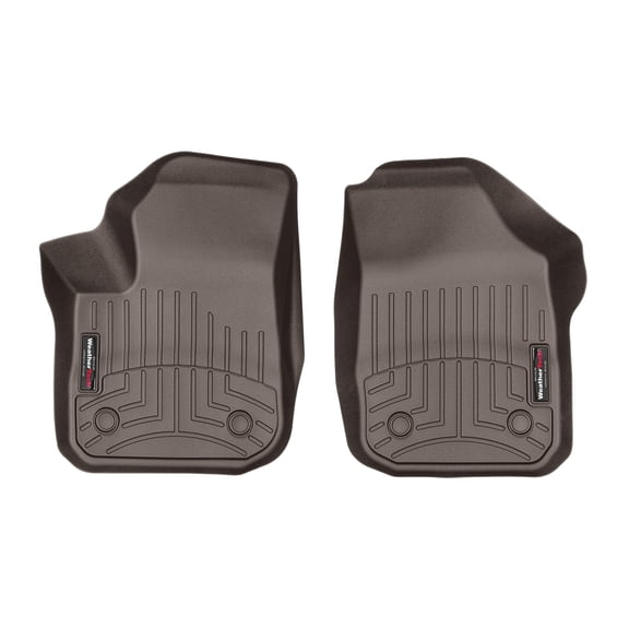 WeatherTech Custom Fit FloorLiners compatible with 2016-2020 Buick Envision - 1st Row (Driver & Passenger), Cocoa