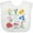 AA-White, variant on Inktastic Italian Wild Flower Chart Boys or Girls Baby Bib
