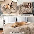 thumbnail image 3 of PetAmi Waterproof Dog Blanket for Small Medium Dogs, Calming Fleece Cat Blanket, Couch Protector Washable Sherpa Faux Fur Pet Throw for Puppy, Soft Reversible 29x40 Taupe, 3 of 8
