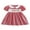 Red, variant on BemeyourBBs Toddler Girls Summers Dresses Doll Collar Bubble Short Sleeve Dress