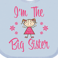 thumbnail image 4 of Inktastic The Big Sister Girls Baby Bib, 4 of 4