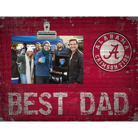 Alabama Crimson Tide 8'' x 10.5'' Best Dad Clip Frame - No