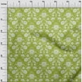 thumbnail image 3 of oneOone Silk Tabby Light Green Fabric Floral Diy Clothing Quilting Fabric Print Fabric By Yard 42 Inch Wide, 3 of 4