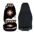 thumbnail image 4 of Renewold Southwest American Tribal Brown Black Car Seat Cover for Women Non-Slip Front Bench Protection, Breathable Auto Accessories Universal Fit Most Vehicles, 4 of 7