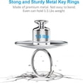 thumbnail image 5 of DESIGNICE Split Key ring Assorted, 5 Sizes (1/2 inch, 3/4 inch,1 inch, 1.25 inch, 1.38 inch), for Dog Pet Collar DIY Tag Jewelry, 5 of 7