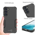 thumbnail image 3 of CoverON For Samsung Galaxy S23 Plus Case, Military Grade Heavy Duty Rugged Phone Cover Grip, Black, 3 of 10