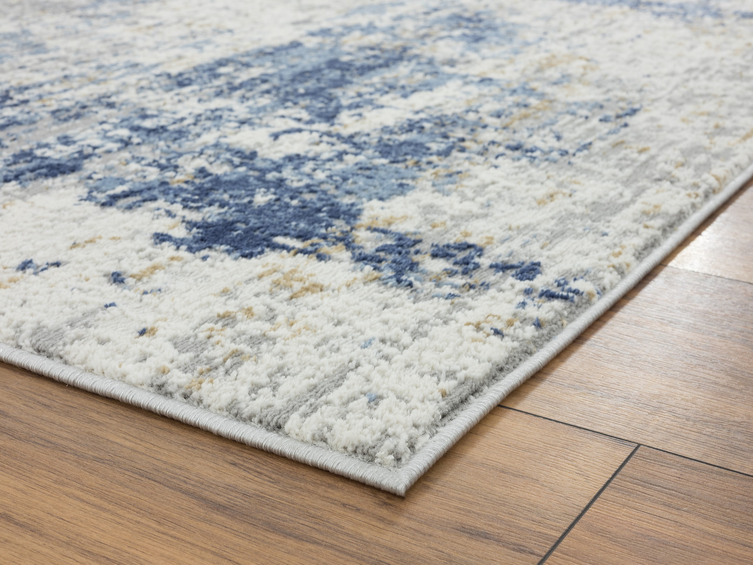 United Weavers Hyperion Calypso Transitional Abstract Accent Rug, Blue, 1'11" x 3'