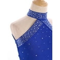 thumbnail image 6 of TiaoBug Kids Girls Dance Workout 2 Piece Outfit Gymnastic Active Sport Tracksuit Blue 14, 6 of 7