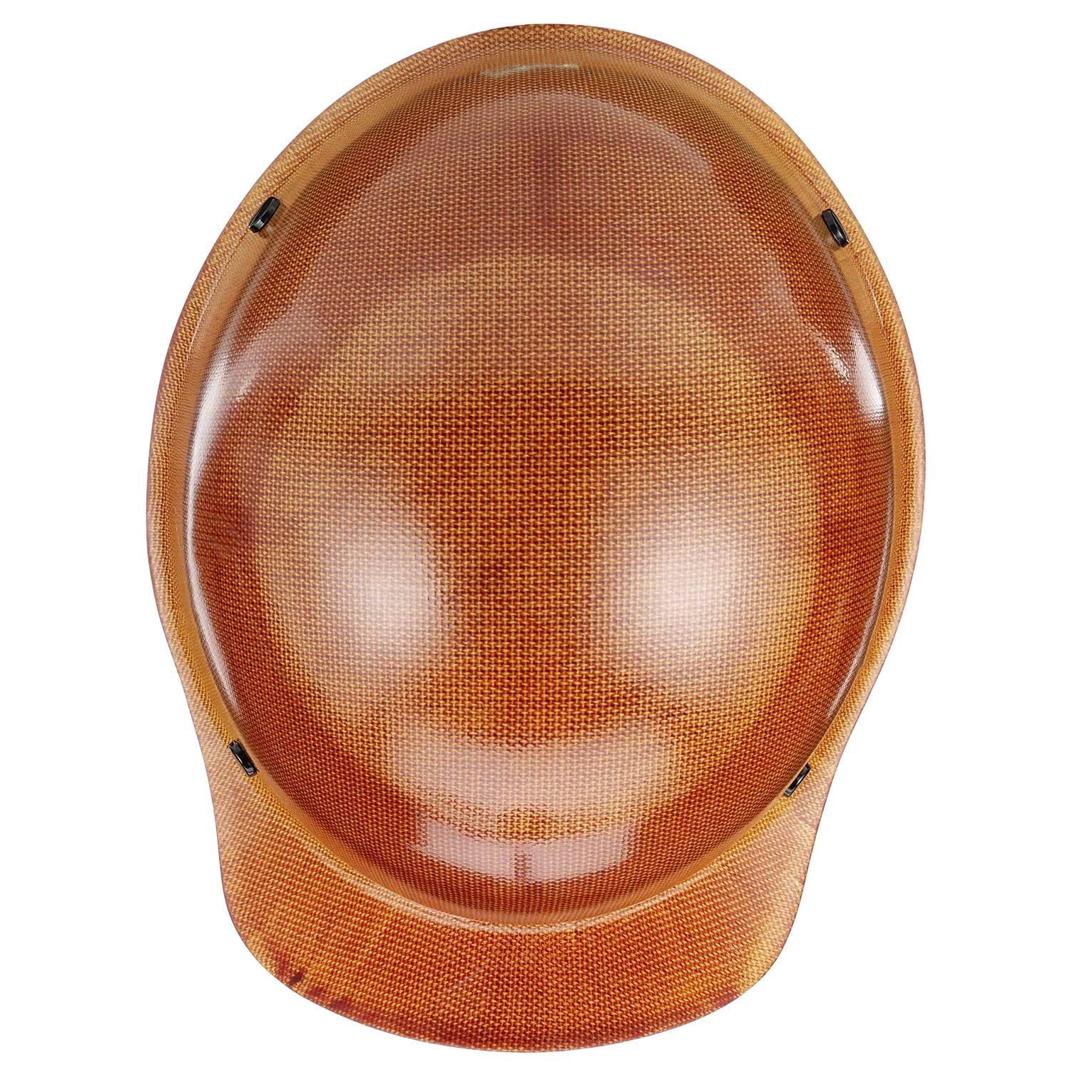 MSA 816651 Skullgard Cap Style Safety Hard Hat with Swing Ratchet Suspension | Non-slotted Cap, Made of Phenolic Resin, Radiant Heat Loads up to 350F - Standard Size in Tan