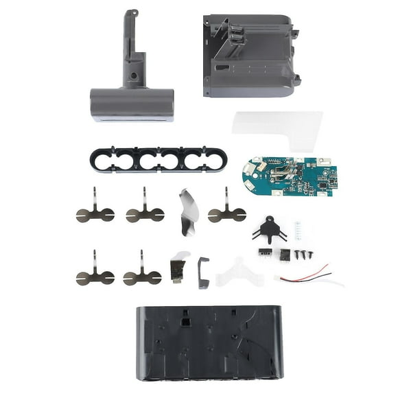 FlyFlise For Dyson V8 Vacuum Cleaner 18650 Battery Plastic Shell Circuit Board