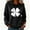 Black-1, variant on Abomasnow St Patrick's Day Women's & Teen Girls Hoodie Plus Size Irish Shamrock Four-Leaf Clover Pullover Hoodies S-3XL