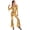 Gold, variant on Women Disco Jumpsuit Fringed Tassel 70s Dance Leotard Holiday Fancy Dress Up Gold S