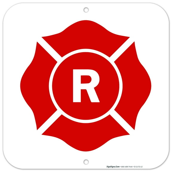 Roof Truss Sign, 12x12 Aluminum