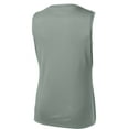thumbnail image 6 of Sport-Tek Ladies Sleeveless PosiCharge Competitor V Neck Tee-2XL (Silver), 6 of 6