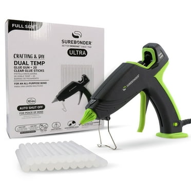 Surebonder 100 Watt Dual Temperature Full-Size Auto Shut-Off Hot Glue Gun Kit