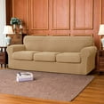 Subrtex 4Piece Stretch Textured Grid Sofa Cover Slipcover,Separate