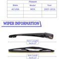 thumbnail image 3 of shiyou-Rear Wiper Arm Blade Nut Set Replacement for ACURA MDX 2007-2016,Rear Wiper Cover Accessories Assembly,76720-STX-A01 76720STXA01 Wiper Cap Set for Back Windshield Window, 3 of 4