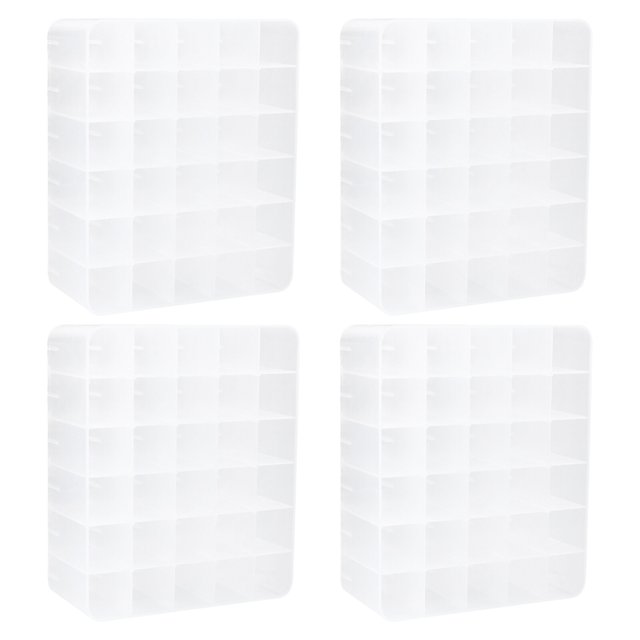 EeaseMX 4 piezas de plástico para guardar bolígrafos, práctico contenedor de escritorio para bolígrafos.