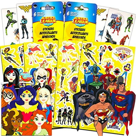 DC Superhero Stickers Party Favors Pack Boys Girls Kids ~ Over 350 ...