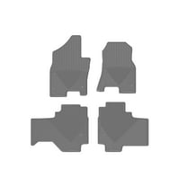 WeatherTech All-Weather Floor Mats compatible with Ram Truck 1500, Ram 1500 - 1st & 2nd Row, Grey