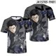 thumbnail image 3 of 2022 Última camiseta BLUE LOCK NAGI para hombres, camisetas con estampado 3D para mujeres, camisetas de manga corta con cuello redondo, camisetas de dibujos animados de anime para niños y niñas, 3 of 5