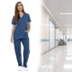thumbnail image 5 of Conjuntos de uniforme médico para mujer Uniformes médicos de seis bolsillos (cuello en V con pantalón cargo), 5 of 5