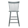 thumbnail image 3 of SAFAVIEH Providence Solid Spindle Back Counter Stool with Footrest, Grey, 3 of 13