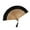 Black2, variant on Elegant Bamboo Paper Fans Set, Handheld Folding Fans for Outdoor, Park Parties, Zen Decor and Wedding Accessories, Portable Traditional Style Hand Fan