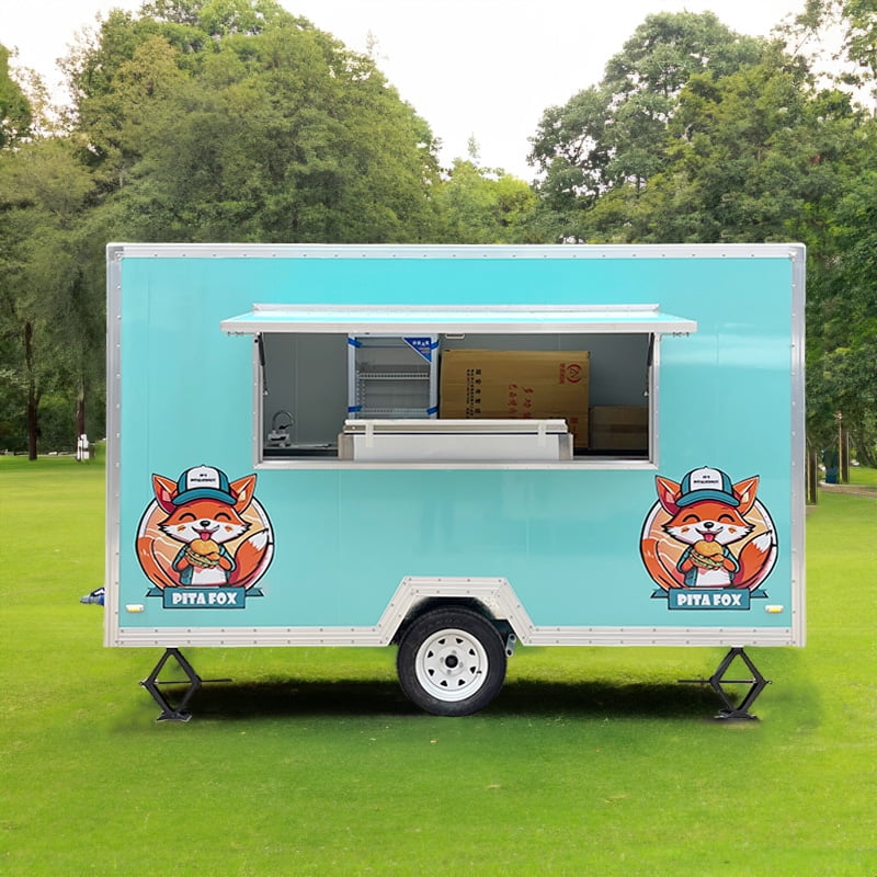 BELYOO Commercial Stainless Steel Food Service Cart for Outdoor Catering and Events