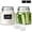 0.6 gallon *2, variant on 34oz 6 Pack Glass Jars with Airtight Lids - Round Food Storage Canisters for Pantry Organization, Ideal for Sugar, Cookies, Candy, Coffee, Nuts & Dry Goods | Thick Glass,BPA-Free
