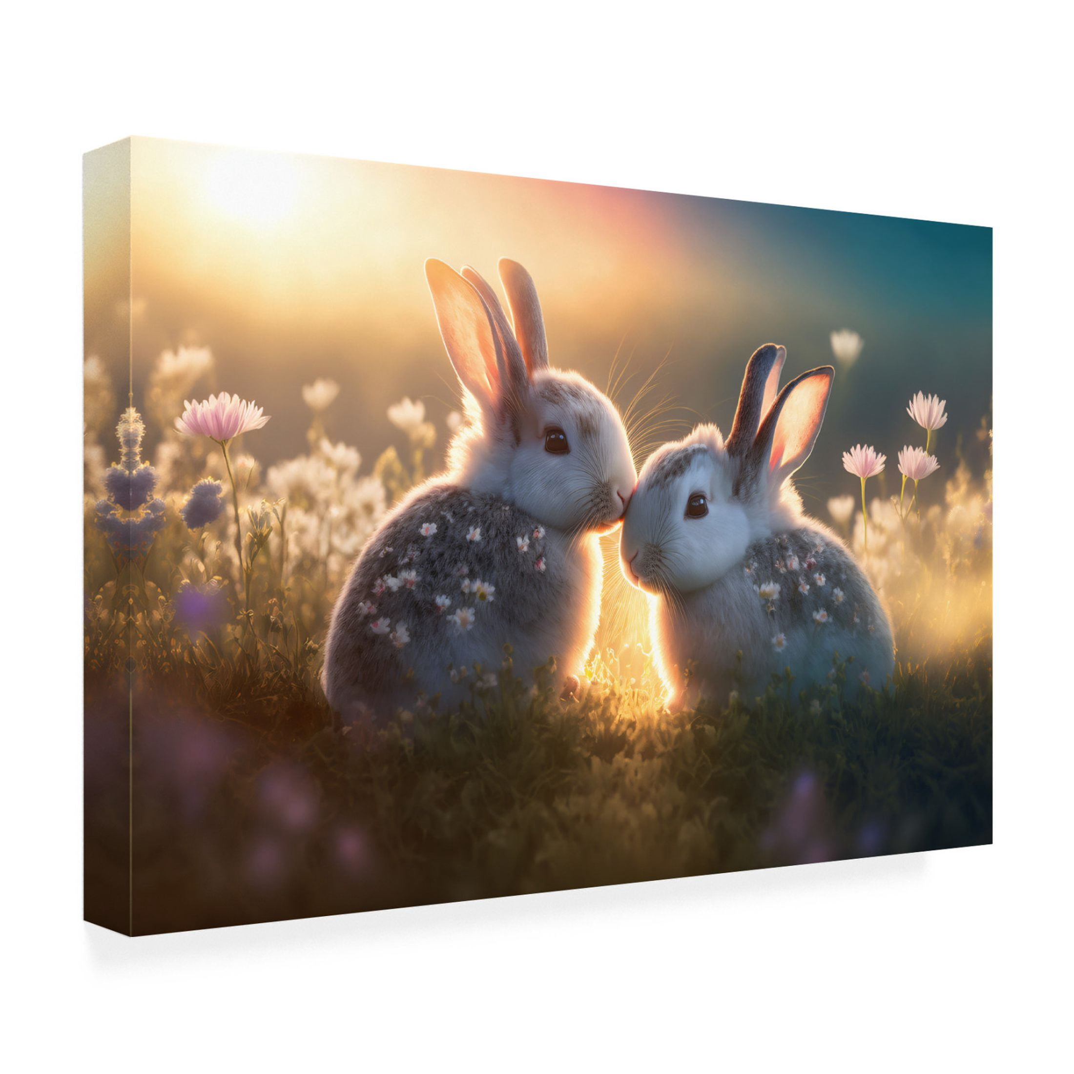 Canvas Wall Art - Ray Heere 'Woodland Animals 23' Wall Art for Living Room, Bedroom, or Office Décor by Trademark Fine Art - 32 x 22 Inches