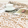thumbnail image 4 of Brown Blanket Plush Soft Fleece Blankets Warm Leopard Cheetah Print Throw Blanket Lightweight Fuzzy for Couch Bed Sofa Travel 50x60inch, 4 of 6