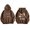 Brown, variant on Women's Letter Print Hoodie Sweatshirt Womens Hoodie Long