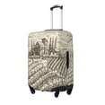 thumbnail image 2 of Easygdp Vineyard Landscape Print Elastic and Washable Suitcase Protective Cover with Hidden Zipper Fits 18-32 inch Luggage -Large, 2 of 9