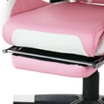 thumbnail image 6 of GameFitz Gaming Chair in Pink and White, 6 of 8
