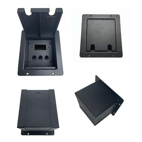 PROCRAFT FPMU-1DEC3X-BK Recessed Stage Pocket/Floor Box 1    3 D Punch Made in USA$$Musical Instruments