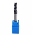 thumbnail image 2 of Solid Carbide End Mill 4 Teeth - AlTiN Coating Carbide Milling Cutter For HPC, 2 of 5