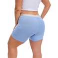thumbnail image 3 of INNERSY Women's Plus Size Boxer Underwear Rayon from Bamboo 3 Pack(3XL,Light), 3 of 7