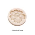 thumbnail image 3 of Naiovety Molde de silicona para Tartas, molde para magdalenas y Fondant de flores, moldes para decoración de galletas, suministros de Herramientas y accesorios para hornear Gris blanco Pequeña flor, 3 of 6