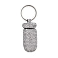 thumbnail image 1 of Mini pastillero Sunnimix Botella Llavero Aluminio Blanco Caso Llavero, 1 of 8