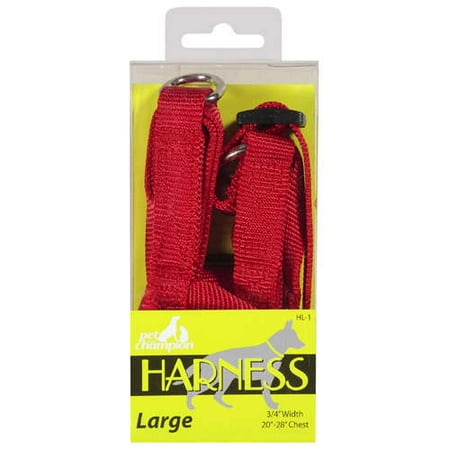 Pet Champions Large Red Harness, 1ct