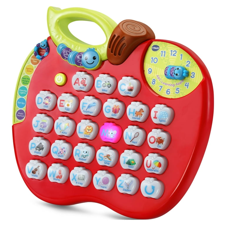 VTech® ABC Learning Apple™ Interactive Alphabet and Phonics Toy for  Preschoolers, 2-5 Years