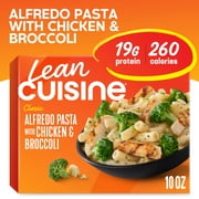 Lean Cuisine Chicken Alfredo Pasta with Broccoli Microwave Meals for Lunch or Dinner, 10 oz (Frozen)