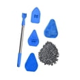 thumbnail image 4 of Cepillo limpiador de azulejos para bañera, ducha, cocina, ventanas, baño, inodoro, con mango extensible, portátil, 4 of 9