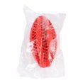 thumbnail image 3 of Natural Rubber Dog Toy Ball 11.5cm - Red Rugby Ball, Dental Training Intelligent Toy, 3 of 5