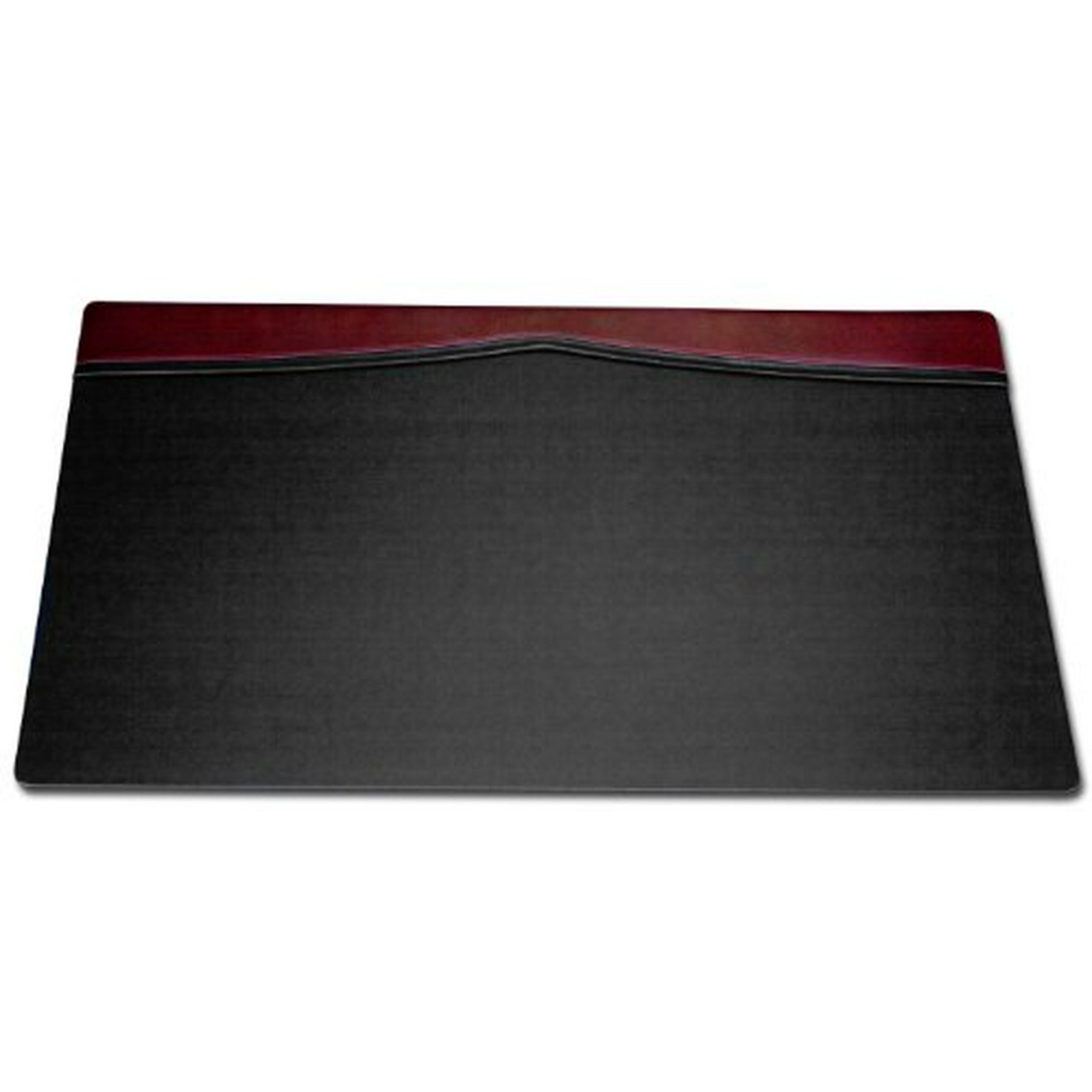 Dacasso Desk Pad With A Top Rail 34 By 20 Inch Burgundy