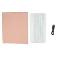 thumbnail image 2 of Étui Clavier, Rétroéclairage Coloré 32.8 Pieds Distance d'Utilisation Étui Clavier pour Tablette Pro 12.9 Po 4e 3e Génération Noir, Rose, 2 of 7