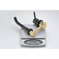 thumbnail image 2 of Wall Mount Bathroom Faucets Matte Black, Rough-in Valve Included, 2 of 8